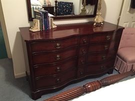 Mahogany Dresser/ Chest -  Mirror