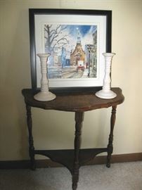 half table of vintage style