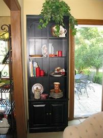 black book shelf with cupboard, 1 of 2
