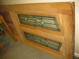 exterior door with glass panels