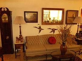 Living Room Furniture French Provincial Sofa with settee chair