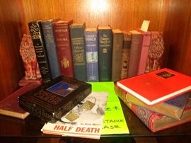 Decorative Lion Bookends Rare Books