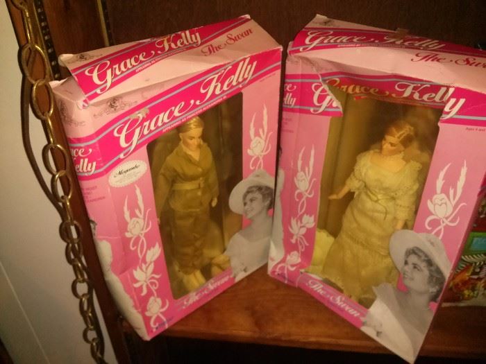 2 Vintage Grace Kelly Dolls Never Opened