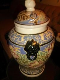 Vintage Decorative Vase with Lid
