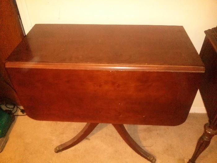 Antique Mahogany Side Table $195 (50% off)