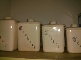 Vintage Flour Cookies Coffee Tea Container