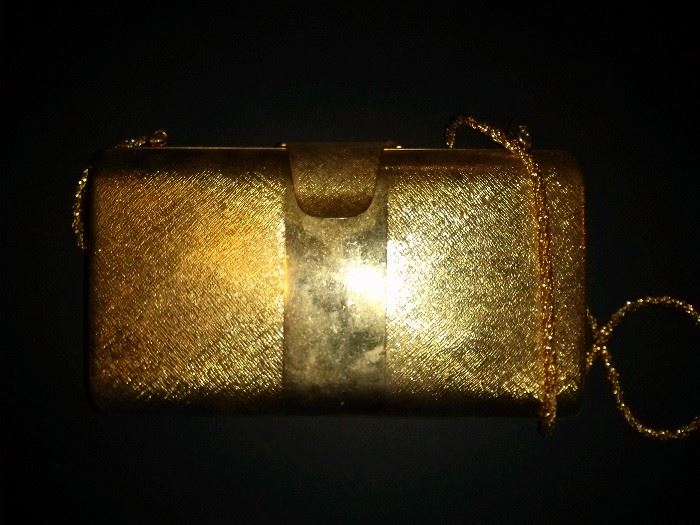 Vintage Gold Handbag 