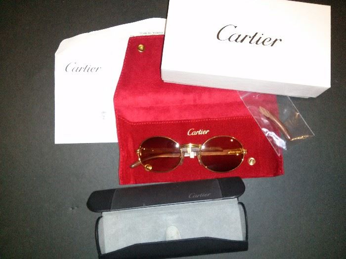 Cartier Glasses with a clean break