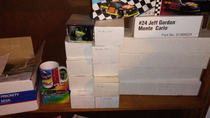Nascar Banks, Cups, and Cards