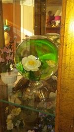 Vintage Flower In a Crystal Ball