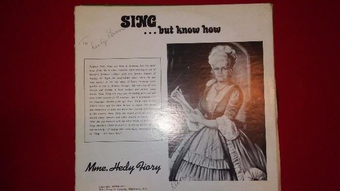 MMe Hedy Fiory Signed Album