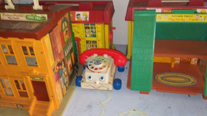 Vintage Fisher Price Toy Houses