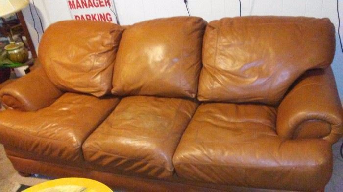 Leather Sofa Brown