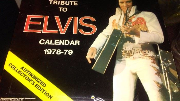 Elvis Vintage Calendar 1978-79