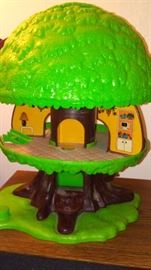 Vintage Tree House Toy