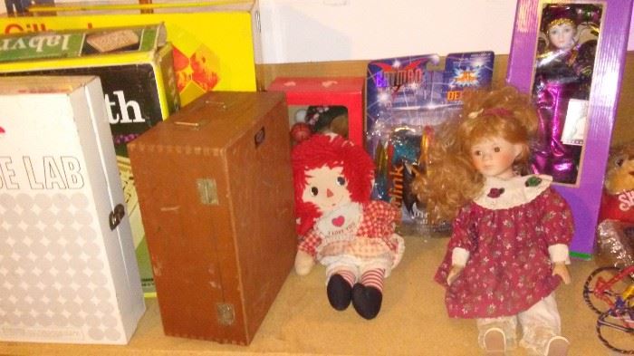 Vintage Science Lab Sets and Dolls