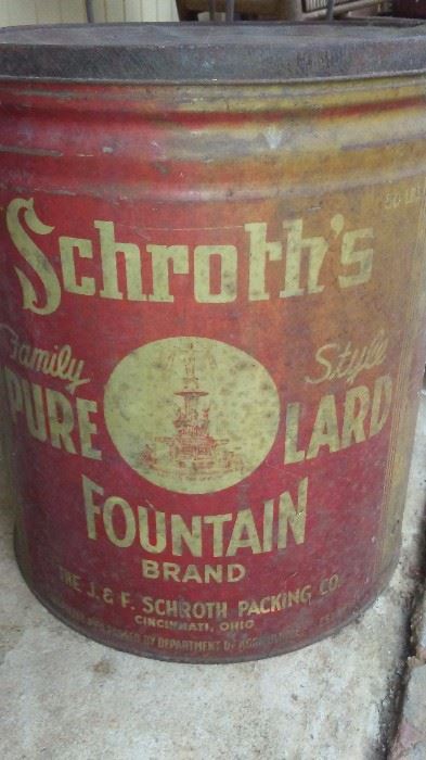 Vintage Advertisement Can