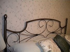 Metal king headboard