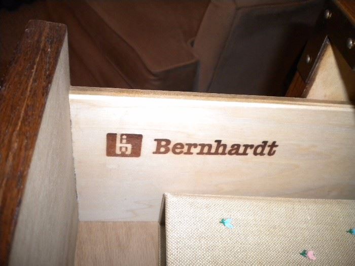 Bernhardt Desk, hutch, bookshelf and office chair