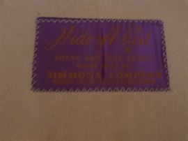 Simmons hide a bed sofa/loveseat