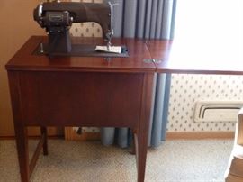 Kenmore sewing machine and cabinet