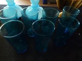 Blue glasses vintage