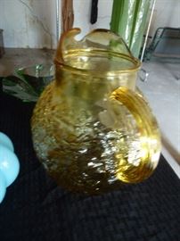 Gold pitcher vintage