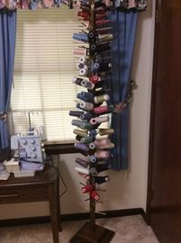 Thread spool tower