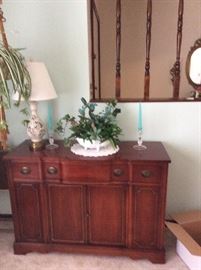Mahogany server, sideboard