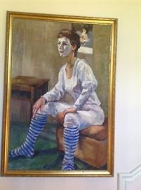 "Girl Mime" by P. Webster