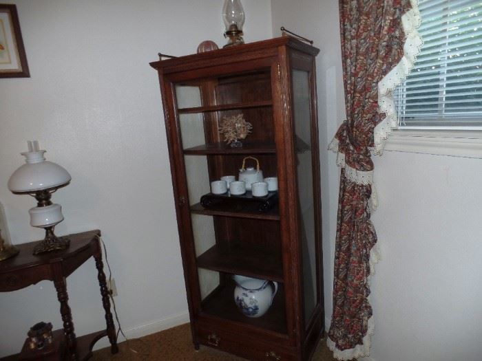 Vintage Display Hutch with Drawer