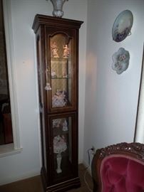 Slim China Cabinet with lights