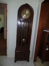 Impressive German Grandfather Clock, needs work