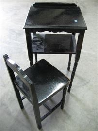 Small Telephone Stand & Chair