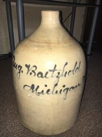 Antique August Baetzhold jug from Michigan St., Buffalo, NY. 