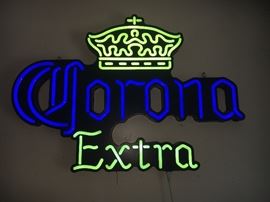 Lighted Corona Extra sign.