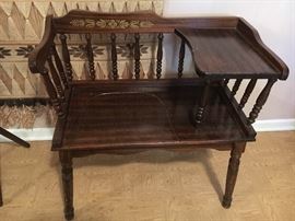 Vintage gossip bench.