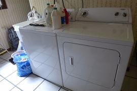 WHIRLPOOL WASHER AND ELECTRIC DRYER