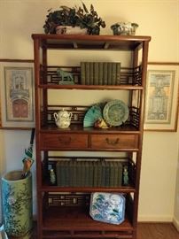 Another very nice Asian bookshelf, purchased in Hong Kong - heavy!