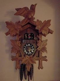 What home would be replete without a cockou clock that your great Aunt Hilda brought home from her around-the-world-cruise AND how could you possibly let "THOSE PEOPLE" sell it for you at an estate sale? Tsk, Tsk, the horror.                                                                 And to think that great Aunt Hilda went to such lengths to pick out a thoughtful gift and carry it with her in those Louis Vuitton steamer trunks halfway around the world!