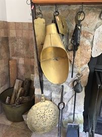More antique primitives, brass and copper