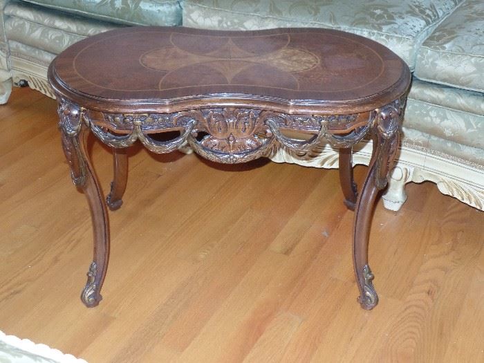 Inlaid Antique Coffee Table