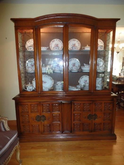 Large Lighted china cabinet