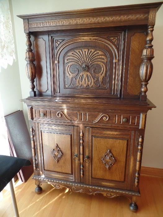 Spanish Revival Style Dining Room set- in amazing condition-this is the console cabinet