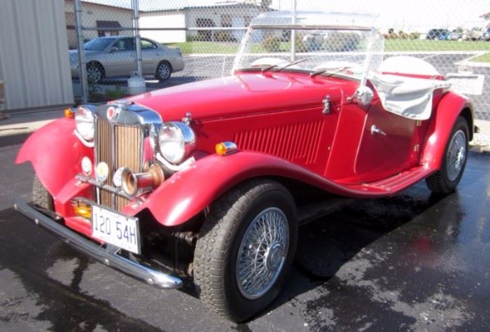 1985 MG TD Volkswagen Kit Car, 5908 Miles, Designed To Look Like 1952 British MG TD, VIN# DR133329MO, Classic Car ID# M1158