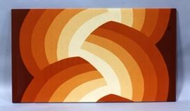 Mod Art on Fabric 56 x 34"