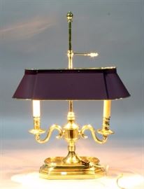 Dual Light Desk / Table Lamp, 25"T