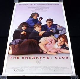 Original 1984 John Hughes "The Breakfast Club" Molly Ringwald One Sheet Movie Poster, Rolled