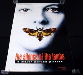 Original 1990 "The Silence of the Lambs" Double Sided Movie Poster, Rolled