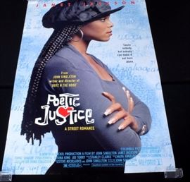 Original 1993 Janet Jackson "Poetic Justice" Double Sided Movie Poster, Rolled